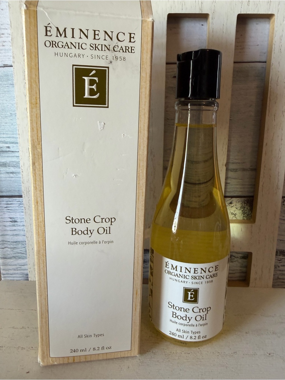 EMINENCE Organic Skin Care Stone Crop Body Oil - 240ml/8.2oz - New & Unused